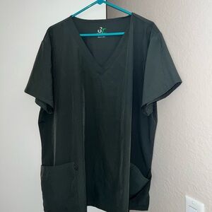 Women's Forest Green Scrub Set